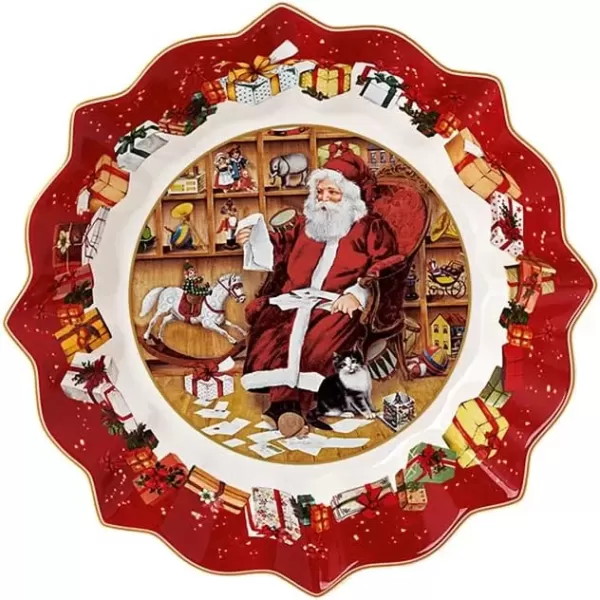 imageVilleroy ampamp Boch 1483322241 Fantasy Pastry Plate Porcelain WhiteRed
