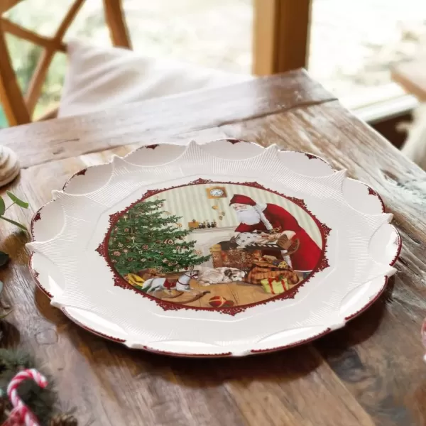 imageVilleroy ampamp Boch 1483322241 Fantasy Pastry Plate Porcelain WhiteWhite  Coloured