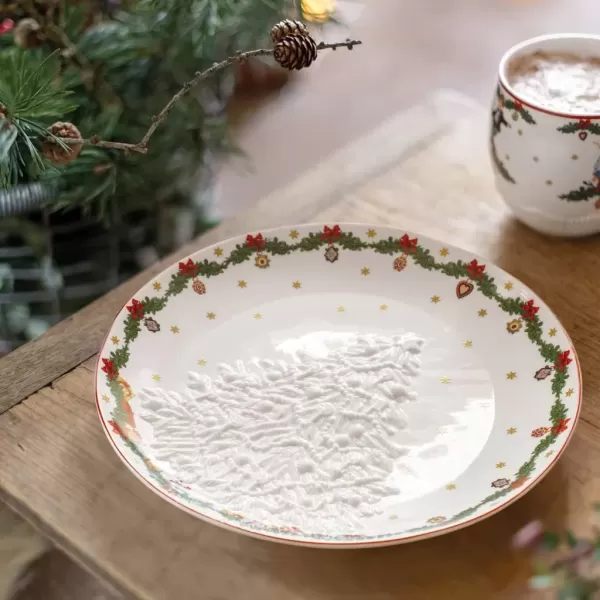 imageVilleroy ampamp Boch 1483322241 Fantasy Pastry Plate Porcelain WhiteWhite  Coloured