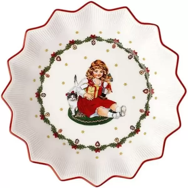 imageVilleroy ampamp Boch 1483322241 Fantasy Pastry Plate Porcelain WhiteWhite  Coloured