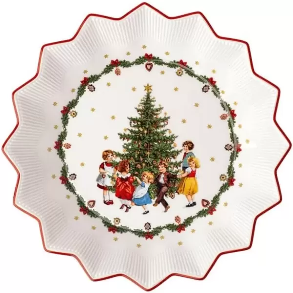 imageVilleroy ampamp Boch 1483322241 Fantasy Pastry Plate Porcelain WhiteWhite  Coloured
