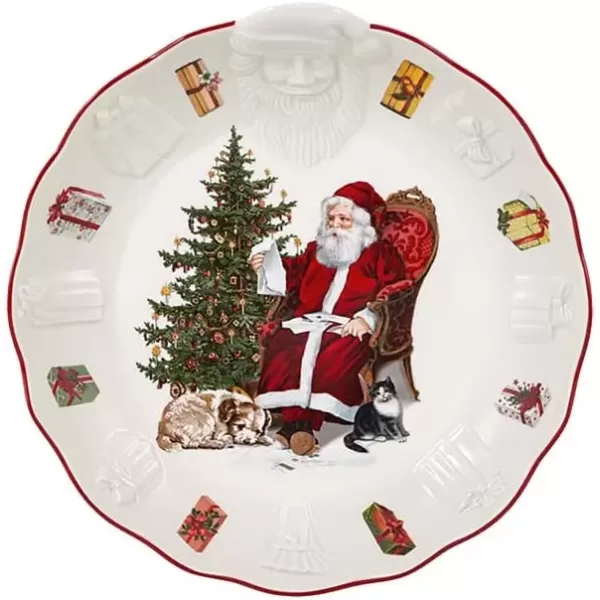 imageVilleroy ampamp Boch 1483322241 Fantasy Pastry Plate Porcelain WhiteWhite  Coloured