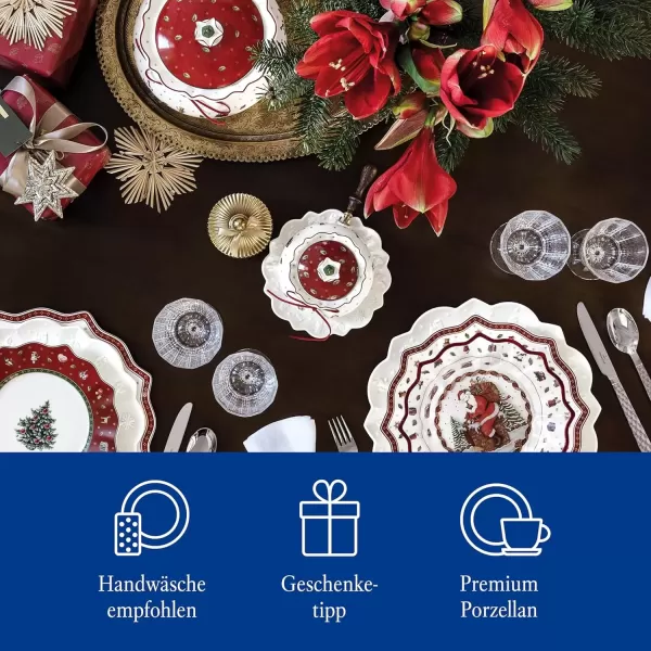 imageVilleroy ampamp Boch 1485854556 Toys Delight Box Small Porcelain WhiteRedRedWhiteColourful
