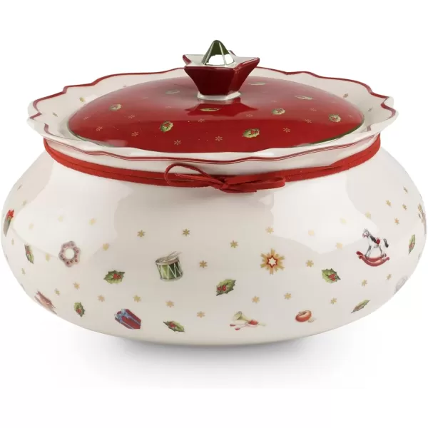 imageVilleroy ampamp Boch 1485854556 Toys Delight Box Small Porcelain WhiteRedRedWhiteColourful