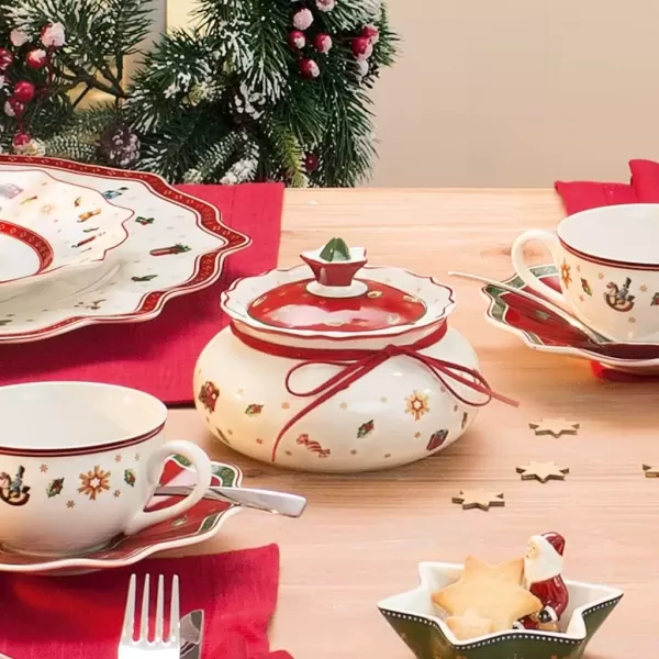imageVilleroy ampamp Boch 1485854556 Toys Delight Box Small Porcelain WhiteRedRedWhiteColourful