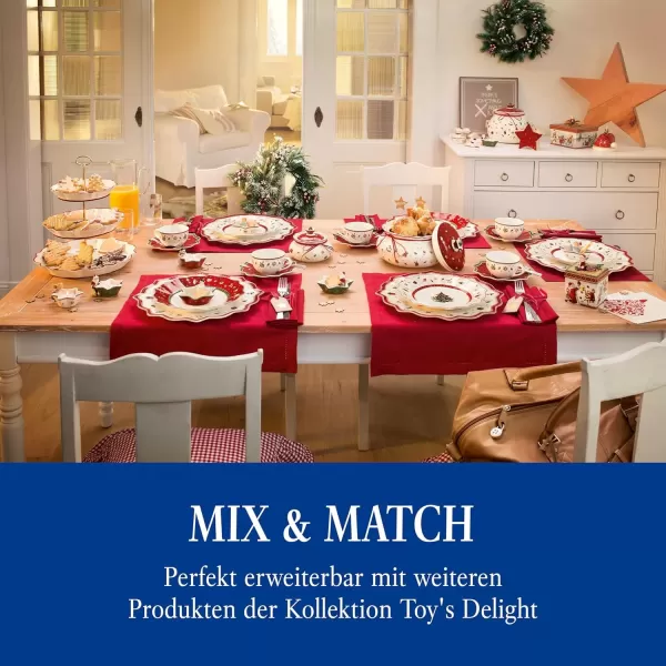 imageVilleroy ampamp Boch 1485854556 Toys Delight Box Small Porcelain WhiteRedRedWhiteColourful