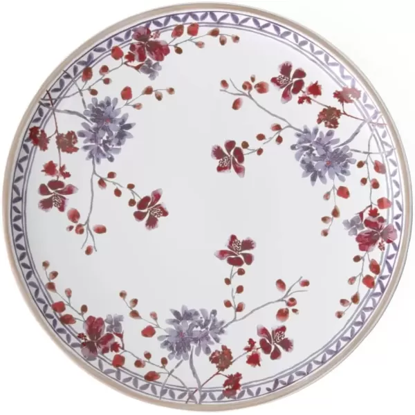 imageVilleroy ampamp Boch Artesano Provencal Lavender PizzaBuffet Plate 125 in Premium Porcelain WhiteMulticoloredWhiteMulticolored