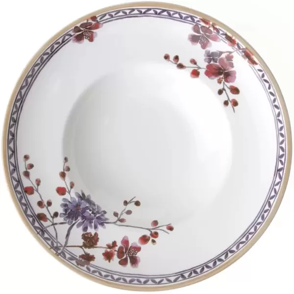 imageVilleroy ampamp Boch Artesano Provencal Lavender PizzaBuffet Plate 125 in Premium Porcelain WhiteMulticoloredWhiteMulticolored