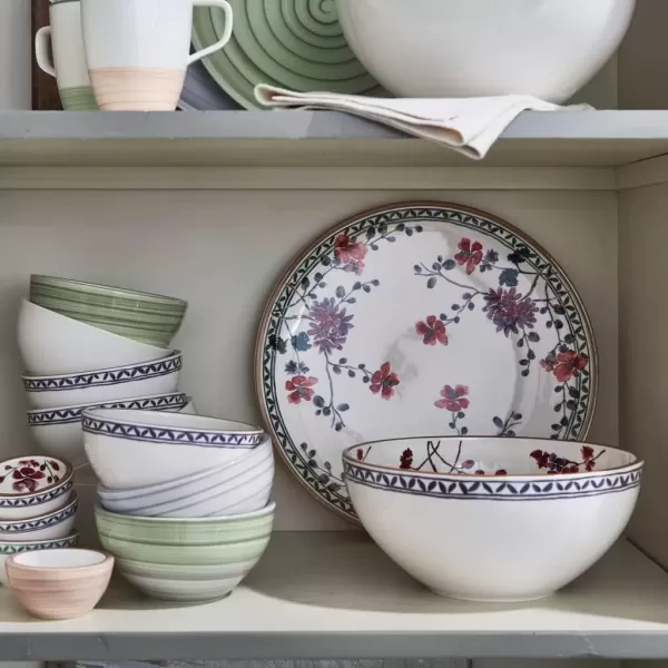 imageVilleroy ampamp Boch Artesano Provencal Lavender PizzaBuffet Plate 125 in Premium Porcelain WhiteMulticoloredWhiteMulticolored