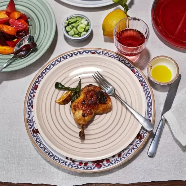imageVilleroy ampamp Boch Artesano Provencal Lavender PizzaBuffet Plate 125 in Premium Porcelain WhiteMulticoloredWhiteMulticolored