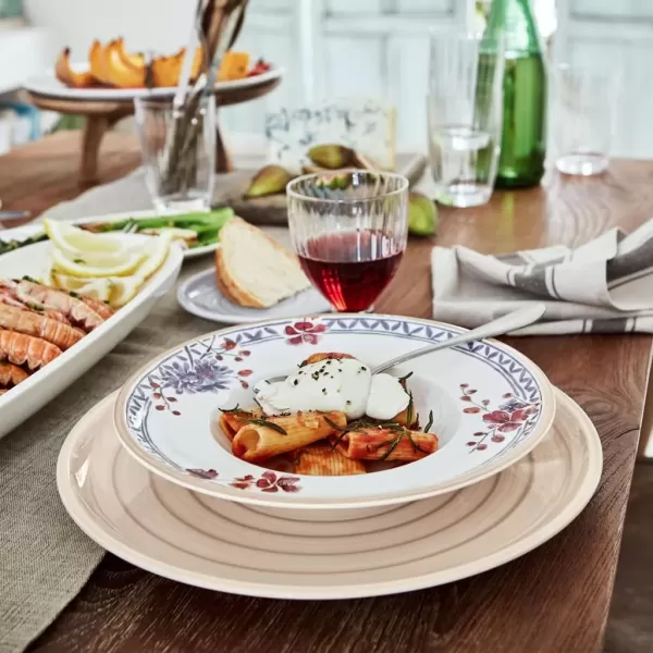 imageVilleroy ampamp Boch Artesano Provencal Lavender PizzaBuffet Plate 125 in Premium Porcelain WhiteMulticoloredWhiteMulticolored