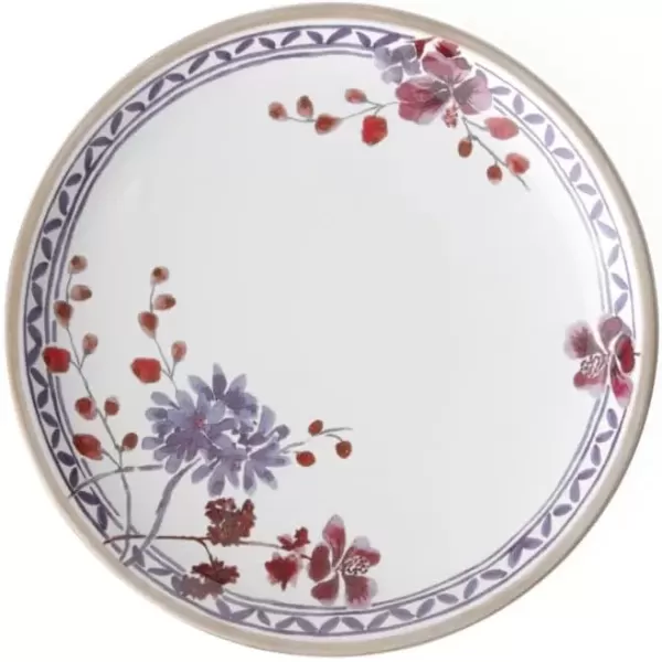 imageVilleroy ampamp Boch Artesano Provencal Lavender Rim Soup 975 in Premium Porcelain WhiteMulticoloredWhiteMulticolored