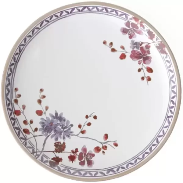 imageVilleroy ampamp Boch Artesano Provencal Lavender Rim Soup 975 in Premium Porcelain WhiteMulticoloredWhiteMulticolored