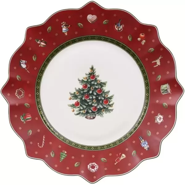 imageVilleroy ampamp Boch Delight Anniversary Edition Breakfast Plate 24cm WhiteRed