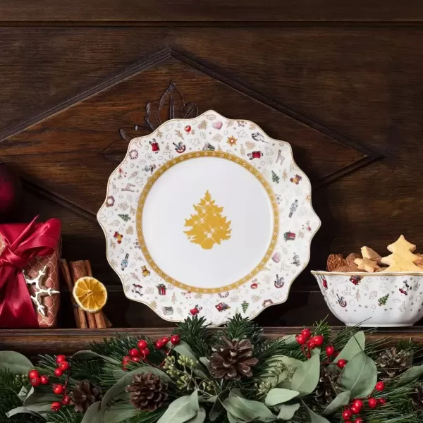 imageVilleroy ampamp Boch Delight Anniversary Edition Breakfast Plate 24cm WhiteWhite  Coloured