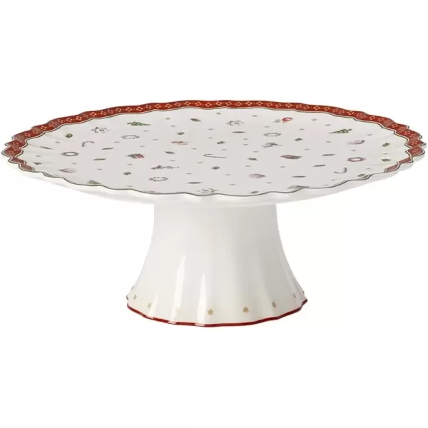 imageVilleroy ampamp Boch Delight Bread and Butter Plate Red RoundWhite  Coloured