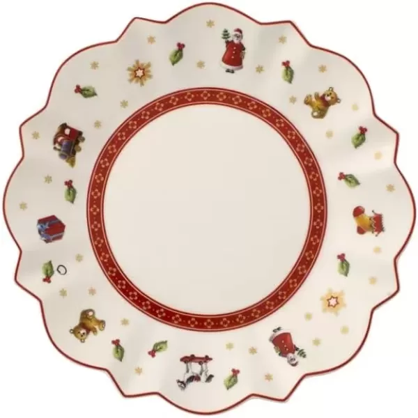 imageVilleroy ampamp Boch Delight Bread and Butter Plate Red RoundWhiteColourful