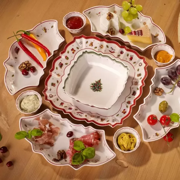 imageVilleroy ampamp Boch Delight Bread and Butter Plate Red RoundWhiteColourful