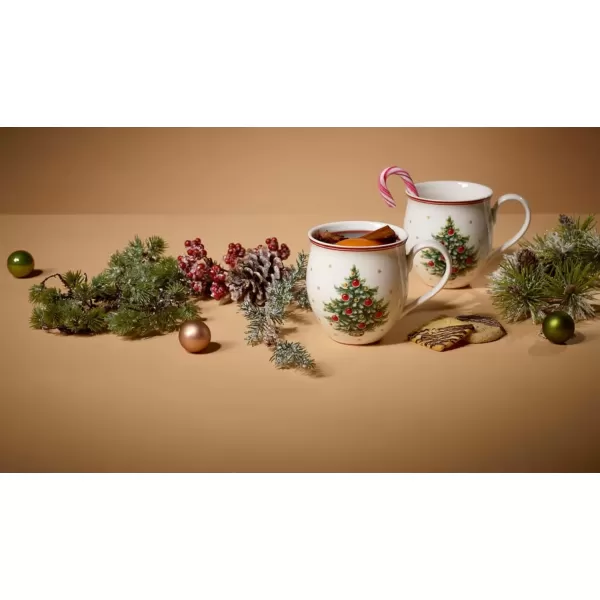 imageVilleroy ampamp Boch Delight CoffeeWhiteRed