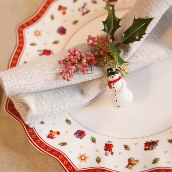 imageVilleroy ampamp Boch Delight Plate Porcelain Multi Dinner WhiteWhiteColourful