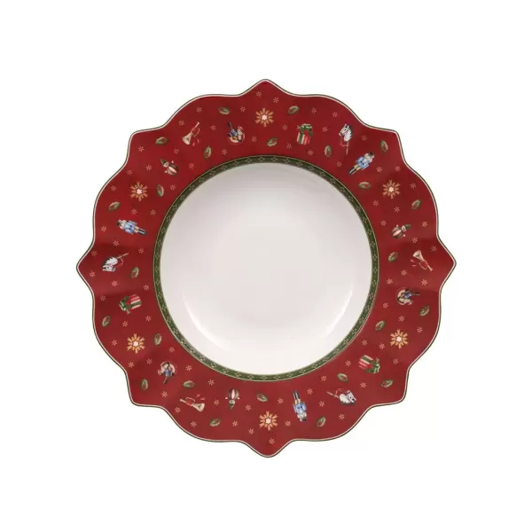 imageVilleroy ampamp Boch Delight Square Salad PlateGreen Red White