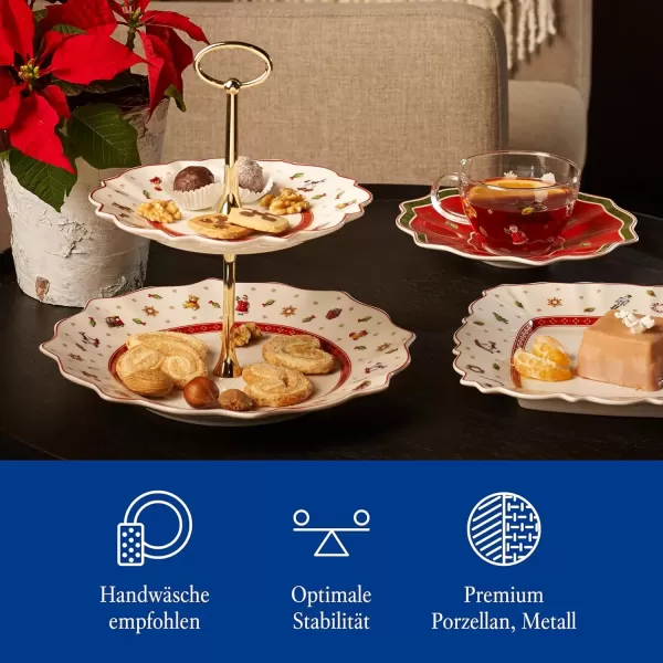 imageVilleroy ampamp Boch Delight Tray Stand Etagere WhiteColourful