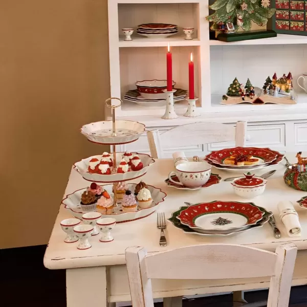 imageVilleroy ampamp Boch Delight Tray Stand Etagere WhiteWhiteColourful
