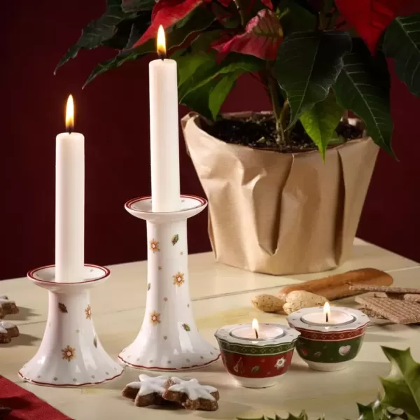 imageVilleroy ampamp Boch Toys Delight Tealightholder Red Porcelain Tealight SmallTealight holder
