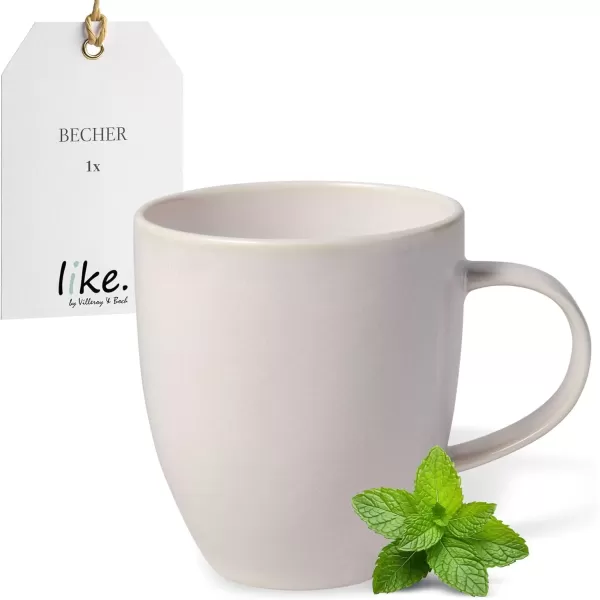 imagelike by Villeroy ampamp Boch  Crafted Cotton mug with handle premium porcelain dishwashersafe microwavesafe cup with handle coffee cup coffee mug tea mug hot drink mug