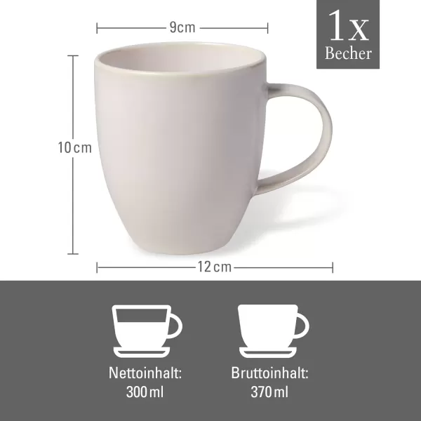 imagelike by Villeroy ampamp Boch  Crafted Cotton mug with handle premium porcelain dishwashersafe microwavesafe cup with handle coffee cup coffee mug tea mug hot drink mug