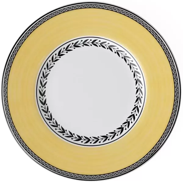 imageVilleroy ampamp Boch Audun Fleur Bread ampamp Butter Plate 625 in Premium Porcelain WhiteGrayYellow
