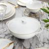 imageVilleroy ampamp Boch Chteau Septfontaines Bowl WhiteGold 22 L