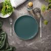 imageVilleroy ampamp Boch Like Its My Match Green Large Plate Uni 27 cm Stylish Plate for Everyday Use Premium Porcelain Green White DishwashersafeGreen