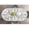 imageVilleroy ampamp Boch Signature Collection Chateau Septfontaines Bone Porcelain Oval Serving Platter White with Gold Trim