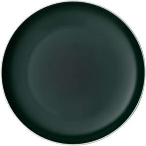 imageVilleroy ampamp Boch Like Its My Match Green Large Plate Uni 27 cm Stylish Plate for Everyday Use Premium Porcelain Green White DishwashersafeGreen
