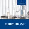 imageVilleroy ampamp Boch  Manufacture Rock Blanc red Wine Goblet Set 4 pcs Set of Drinking Glasses for red Wine 470 ml Crystal Glass Matte White Slate LookClearWhite