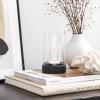imageVilleroy ampamp Boch  Manufacture Rock Home Hurricane lamp Size L 15 x 15 x 245 cm BlackBlack