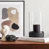 imageVilleroy ampamp Boch  Manufacture Rock Home Hurricane lamp Size L 15 x 15 x 245 cm BlackBlack
