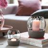 imageVilleroy ampamp Boch  Rose Garden Home Hurricane Lamp 155 Mm Crystal GlassConcrete