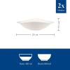 imageVilleroy ampamp Boch Dune VAPIANO Pasta Bowl 2 pieces Premium Porcelain WhitePasta Bowls