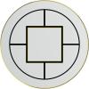 imageVilleroy ampamp Boch Signature MetroChic underplatecake plate 33 cm diameter whiteblackgold