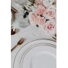 imageVilleroy ampamp Boch Signature Collection Chateau Septfontaines Bone Porcelain 5Piece Place Setting White with Gold Trim