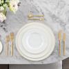 imageVilleroy ampamp Boch Signature Collection Chateau Septfontaines Bone Porcelain 5Piece Place Setting White with Gold Trim