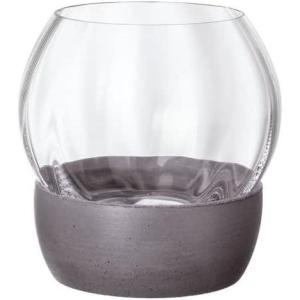 imageVilleroy ampamp Boch  Rose Garden Home Tea Light Holder 11 cm Crystal GlassConcreteGray