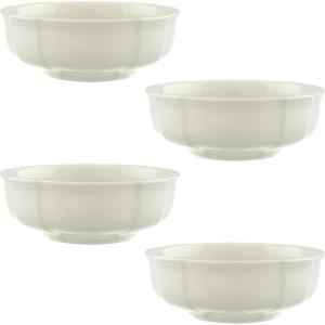 imageVilleroy ampamp Boch Manoir Dessert Bowl Set of 4 Premium Porcelain Made in Germany White