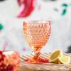 imageVilleroy ampamp Boch  Boston Apricot White Wine Glass Crystal Glass Coloured Orange Capacity 125 mlOrange
