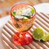 imageVilleroy ampamp Boch  Boston Apricot White Wine Glass Crystal Glass Coloured Orange Capacity 125 mlOrange