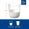 imageVilleroy ampamp Boch  Manufacture Rock Blanc Whisky Tumbler Set 4 pcs Set of Drinking Glasses for Whisky and Cocktails 250 ml Crystal Glass matt White Slate Look