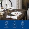imageVilleroy ampamp Boch  Toys Delight Royal Classic Plate Set 8 Pieces Tableware Set for 4 People Breakfast Plates Dinner Plates Christmas Plates Premium Porcelain DishwasherSafe MicrowaveSafeWhite