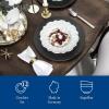 imageVilleroy ampamp Boch  Toys Delight Royal Classic Plate Set 8 Pieces Tableware Set for 4 People Breakfast Plates Dinner Plates Christmas Plates Premium Porcelain DishwasherSafe MicrowaveSafeWhite